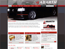 Tablet Screenshot of abarthclub.org.za